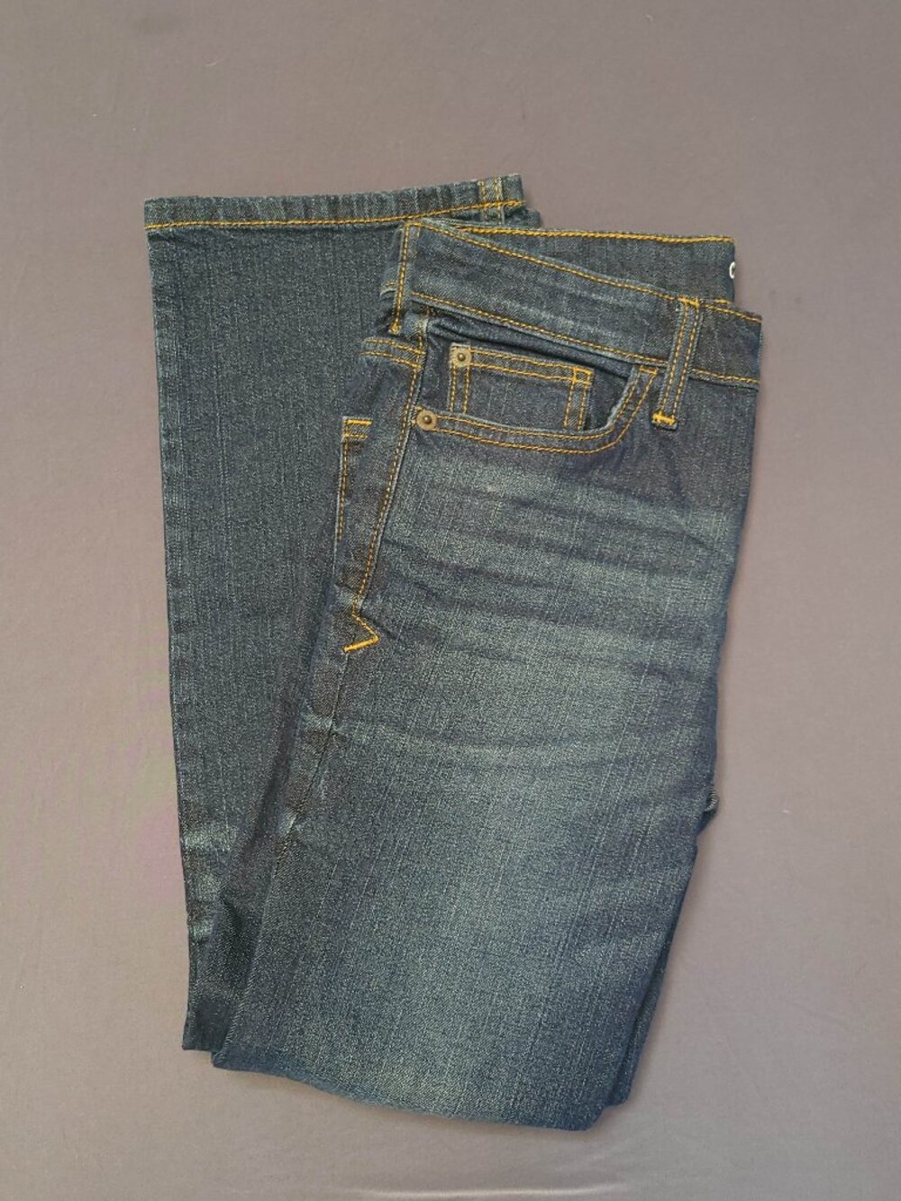 Cat & Jack Jeans Dark Wash, Youth Boys 10 Bootcut